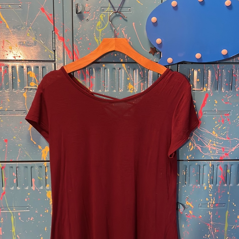 Try! This. Burgandy Dress. Size Large. T334